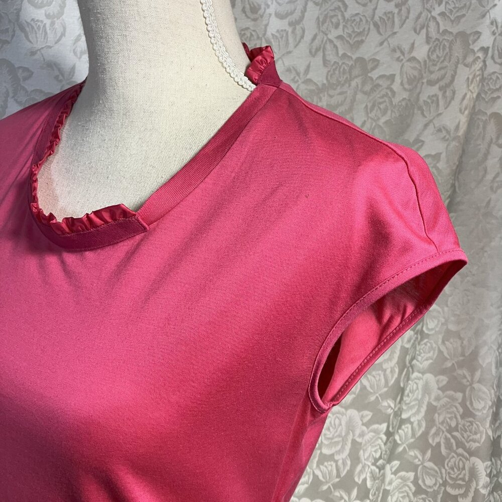 Moncler top asymmetrical ruffle neck detail - Picture 5 of 10